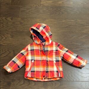 Cat & Jack Navy and Red Striped Jacket